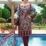 Zara Khan Embroidered Lawn Collection 2018 02B