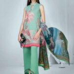 Zainab Chottani Luxury Lawn Collection 2018 03 HEART OF CHIANG MAI - A