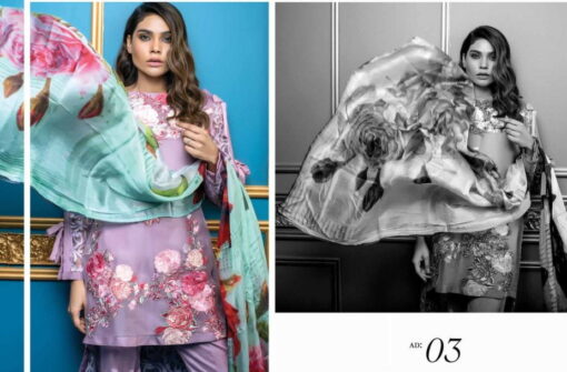 Al Dawood Satin Stiches Exclusive Embroidered Collection 2018 03