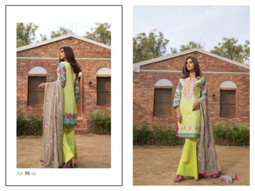 Sahil Designer Embroidered Lawn Collection Vol 1 2018 05A