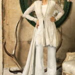Asim Jofa Embroidered Chiffon 2018 01A