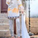 Faustine Chikankari Luxury Lawn Collection 2018 128B