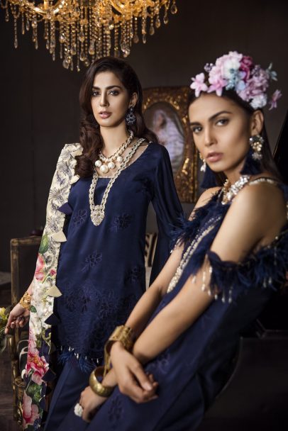 Noor by Sadia Asad Formal Eid Collection 2018 09-BEJEWELED SAPPHIRE