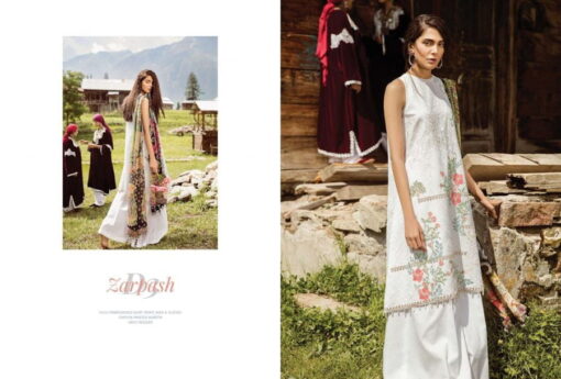 Zara Shahjahan Luxury Lawn Collection Vol 2 2018 03