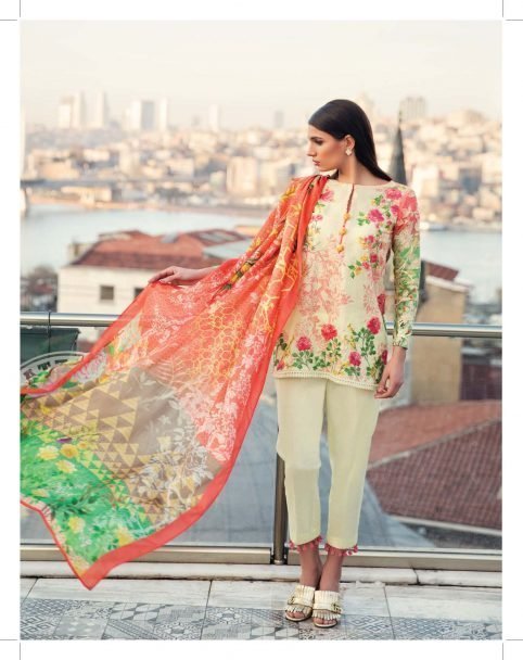 Mina Hassan Luxury Lawn Collection 2018 04B