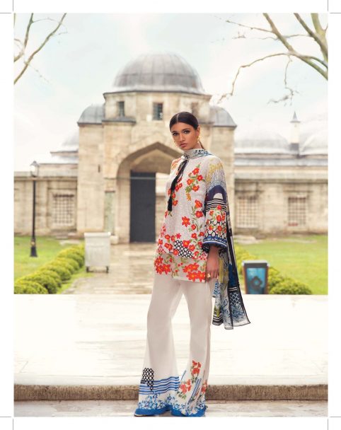 Mina Hassan Luxury Lawn Collection 2018 08A