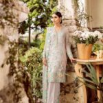 Mina Hasan Luxury Embroidered Chiffon 2018 MH-01 Gul Bahaar