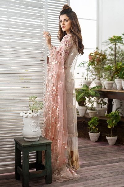 Asifa & Nabeel Luxury Chiffon Collection 2018 03