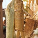 MARYUM N MARIA SHAMROCK CHIFFON COLLECTION 2019 VARDHE (MMS-506)