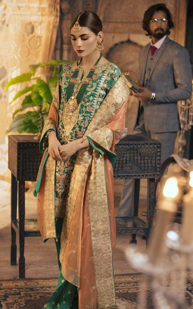 MARYUM N MARIA SHAMROCK CHIFFON COLLECTION 2019 SEGAR (MMS-507)