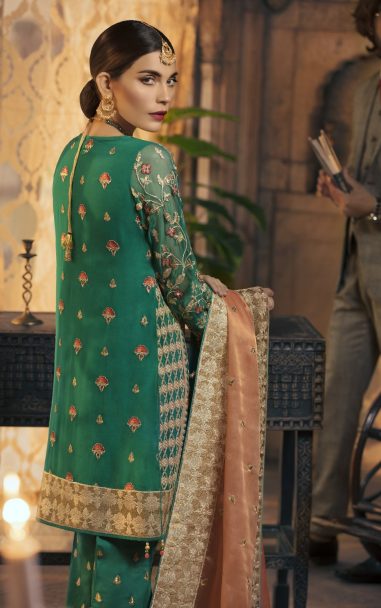 MARYUM N MARIA SHAMROCK CHIFFON COLLECTION 2019 SEGAR (MMS-507)