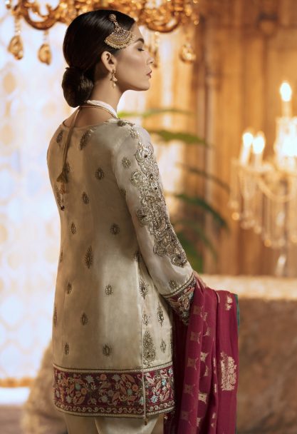 MARYUM N MARIA SHAMROCK CHIFFON COLLECTION 2019 PIEL (MMS-508)