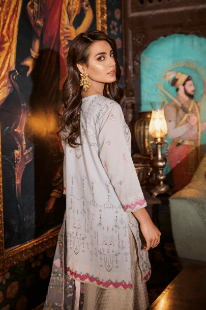 QALAMKAR DAUR-E-HAYAT LUXURY LAWN COLLECTION 2019 DEHDARI DH-13