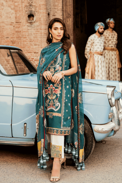 QALAMKAR DAUR-E-HAYAT LUXURY LAWN COLLECTION 2019 JOON DH-14