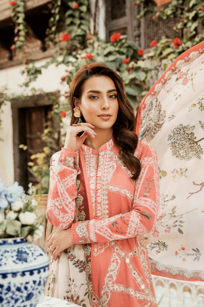 QALAMKAR DAUR-E-HAYAT LUXURY LAWN COLLECTION 2019 TARANISH DH-10