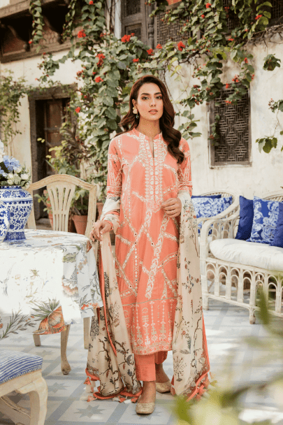 QALAMKAR DAUR-E-HAYAT LUXURY LAWN COLLECTION 2019 TARANISH DH-10