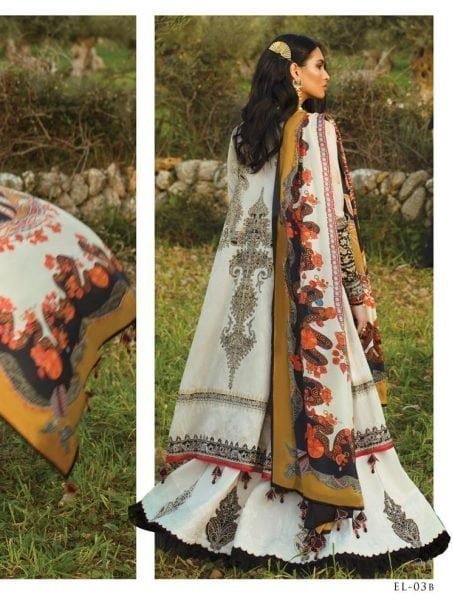 ELAN LUXURY LAWN COLLECTION 2019 ALMENDRA EL-03B