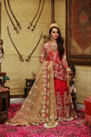 Majestic Luxury Chiffon Collection by Embroyal 2019 – 10 Scarlet Queen