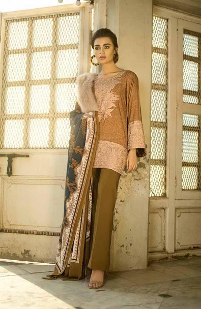 Tena Durrani Winter Shawl Collection by ALZOHAIB - TD 08A-3