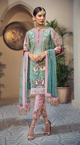 Anaya Isfahan Embroidered Chiffon Unstitched 3 Piece Suit 2019 03 GULBAHAR