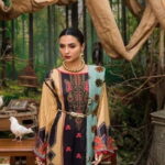 Maira Ahsan Embroidered Linen Palachi Collection 08c