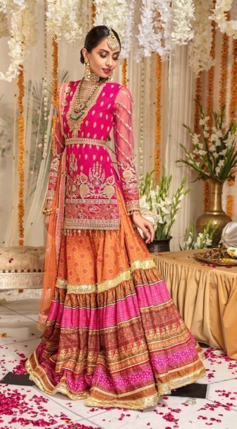 Anaya By Kiran Chaudhry Embroidered Net AKMC19 02 FARAHNAZ- Wedding Collection
