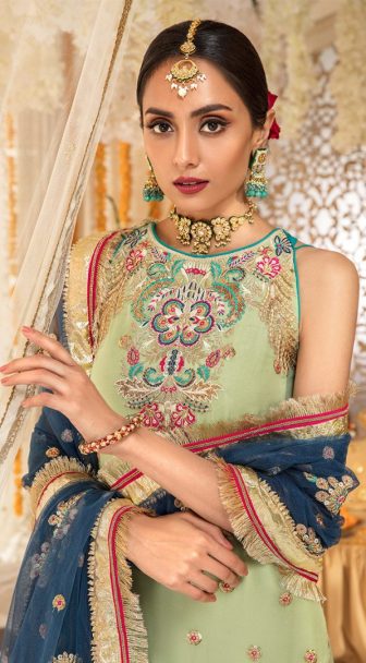 Anaya By Kiran Chaudhry Embroidered Chiffon AKMC19 03 AMALIA - Wedding Collection