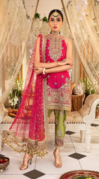 Anaya By Kiran Chaudhry Embroidered Chiffon AKMC19 05 TAMARA - Wedding Collection