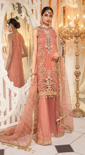 Anaya By Kiran Chaudhry Embroidered Organza AKMC19 06 ZAVAREH - Wedding Collection