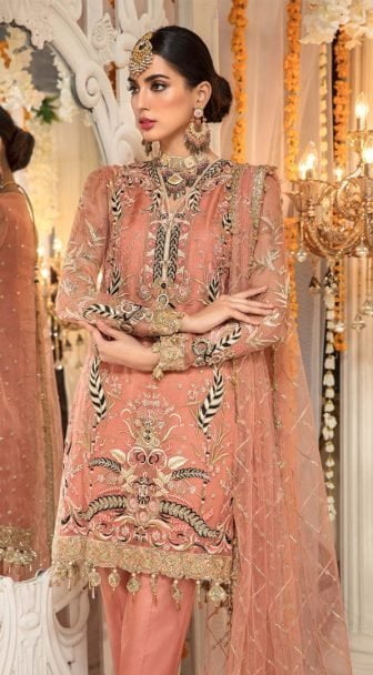 Anaya By Kiran Chaudhry Embroidered Organza AKMC19 06 ZAVAREH - Wedding Collection