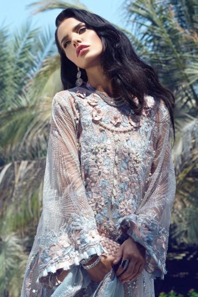 Mushq Luxury Wedding Collcection Unstitched 3 pcs Suit MLW19-05 ALESAN