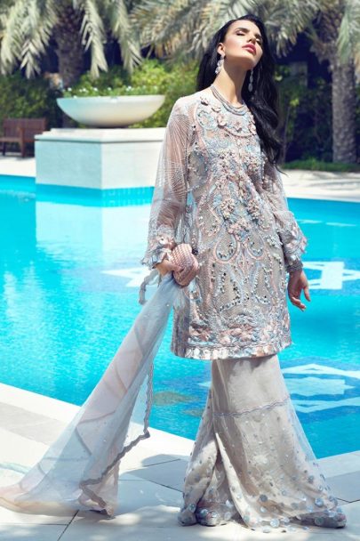 Mushq Luxury Wedding Collcection Unstitched 3 pcs Suit MLW19-05 ALESAN