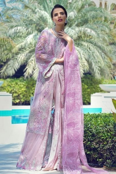 Mushq Luxury Wedding Collcection Unstitched 3 pcs Suit MLW19-06 CASHMERE ROSE