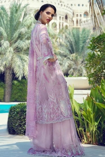 Mushq Luxury Wedding Collcection Unstitched 3 pcs Suit MLW19-06 CASHMERE ROSE