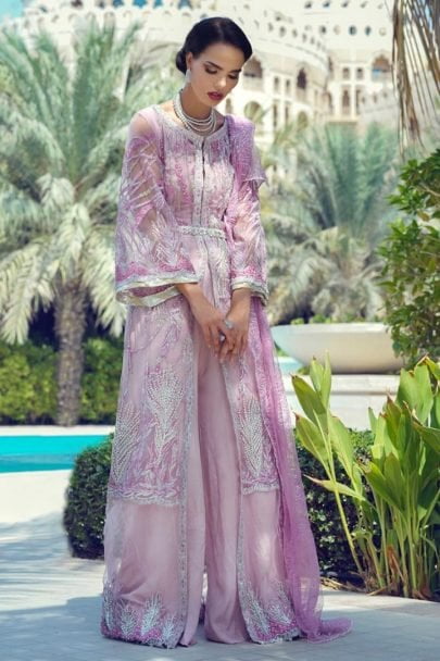 Mushq Luxury Wedding Collcection Unstitched 3 pcs Suit MLW19-06 CASHMERE ROSE