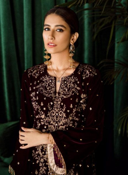 Iznik Luxury Velvet Unstitched 3 Pcs Collection 2020 - Winter Collection ILV-11 Vogue