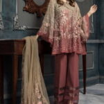 Aayra Luxury Embroidered Chiffon Collection 2019 d06_01_plum