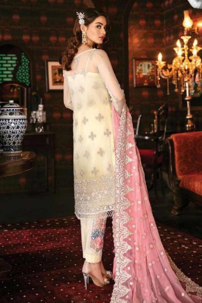 Imrozia Embroidered Chiffon Unstitched 3pcs Suit 2020 Collection IMPC20 104 Spring Fusion