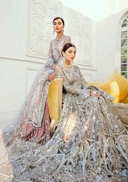 Maryum N Maria Unstitched Net Bridal 2020 Collection MNMB20 D-04 ROSE BUD