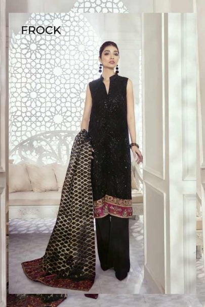 Iznik Embroidered Chiffon Imperial Dreams Unstitched 3 Piece Suit ID-01 2020 Luxury Collection
