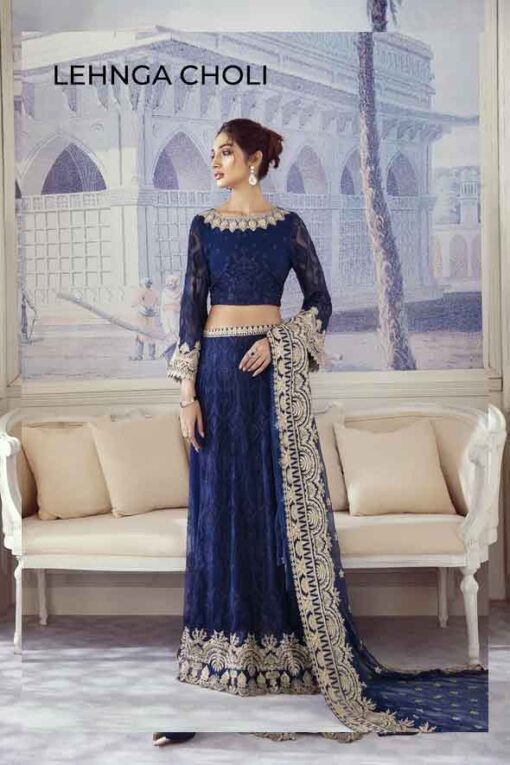 Iznik Embroidered Chiffon Imperial Dreams Unstitched 3 Piece Suit ID-03 2020 Luxury Collection