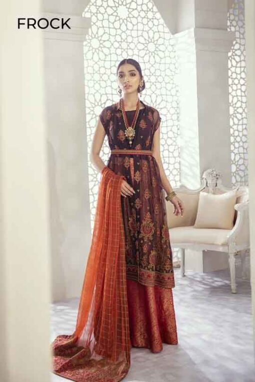 Iznik Embroidered Chiffon Imperial Dreams Unstitched 3 Piece Suit ID-10 2020 Luxury Collection