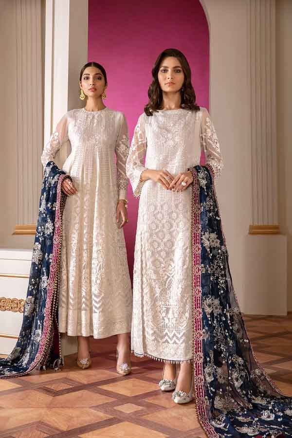 Baroque Pret Embroidered Chiffon 3 Piece Dress BQU-CH11-D05-P