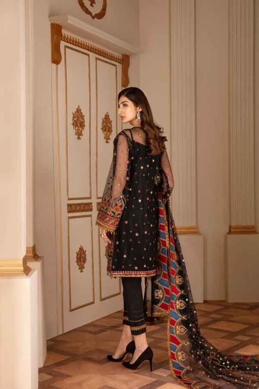 Baroque Chantelle Embroidered Net Unstitched 3 Piece Suit BC20-04 2020 Luxury Collection