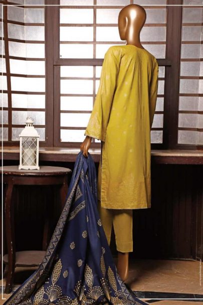 Moosa Jee Banarsi Block Printed Unstitched 3 Piece Suit 2020 110A
