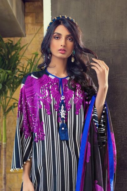 Sana Safinaz Muzlin Summer Collection Unstitched 3 Piece Suit SSM20 16A Lawn Collection