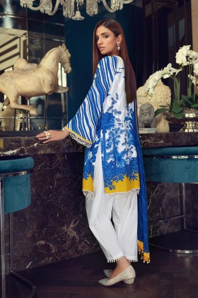 Sana Safinaz Muzlin Summer Collection Unstitched 2 Piece Suit SSM20 25A Lawn Collection