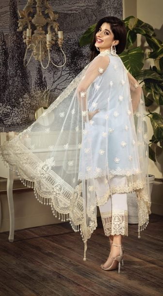 Anaya Luxury Embroidered Lawn Unstitched 3 Piece Suit AL20-04 Lawn Collection