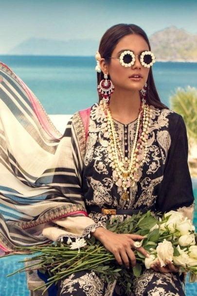 Sana Safinaz Luxury Lawn Unstitched 3 Piece Suit SSLL20-007A Lawn Collection