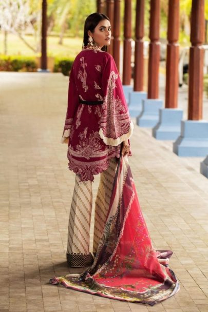 Sana Safinaz Luxury Lawn Unstitched 3 Piece Suit SSLL20-016A Lawn Collection
